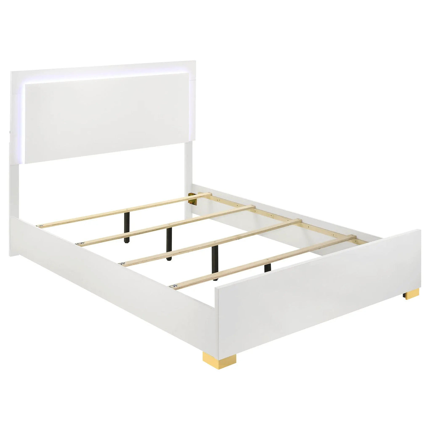 Jeremiah - LED Panel Bed With Touch Controlled Lighting by HouseOfZazla
