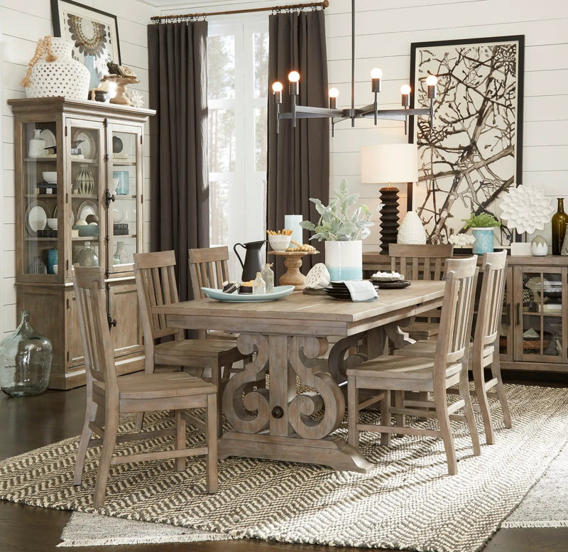 Tinley Park - Rectangular Dining Table - Dove Tail Gray by Unique Piece Furniture