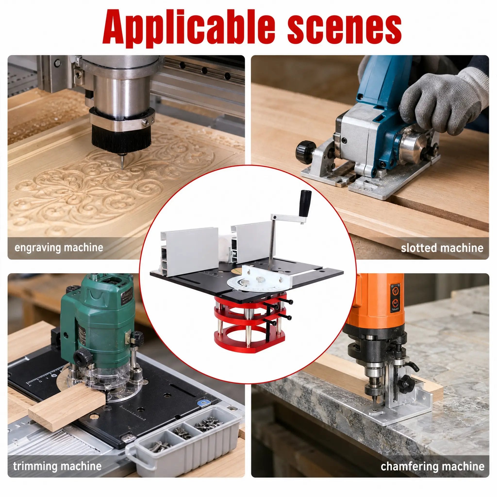 Router Lift Kit with Lifting Base by HouseOfZazla