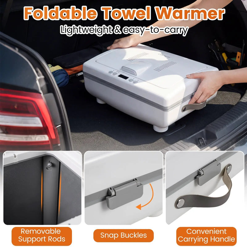 35L Large Towel Warmer with Heating and Drying Modes for Bathroom by DirectDeals