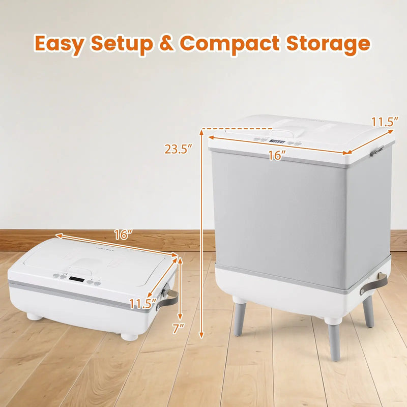 35L Large Towel Warmer with Heating and Drying Modes for Bathroom by DirectDeals