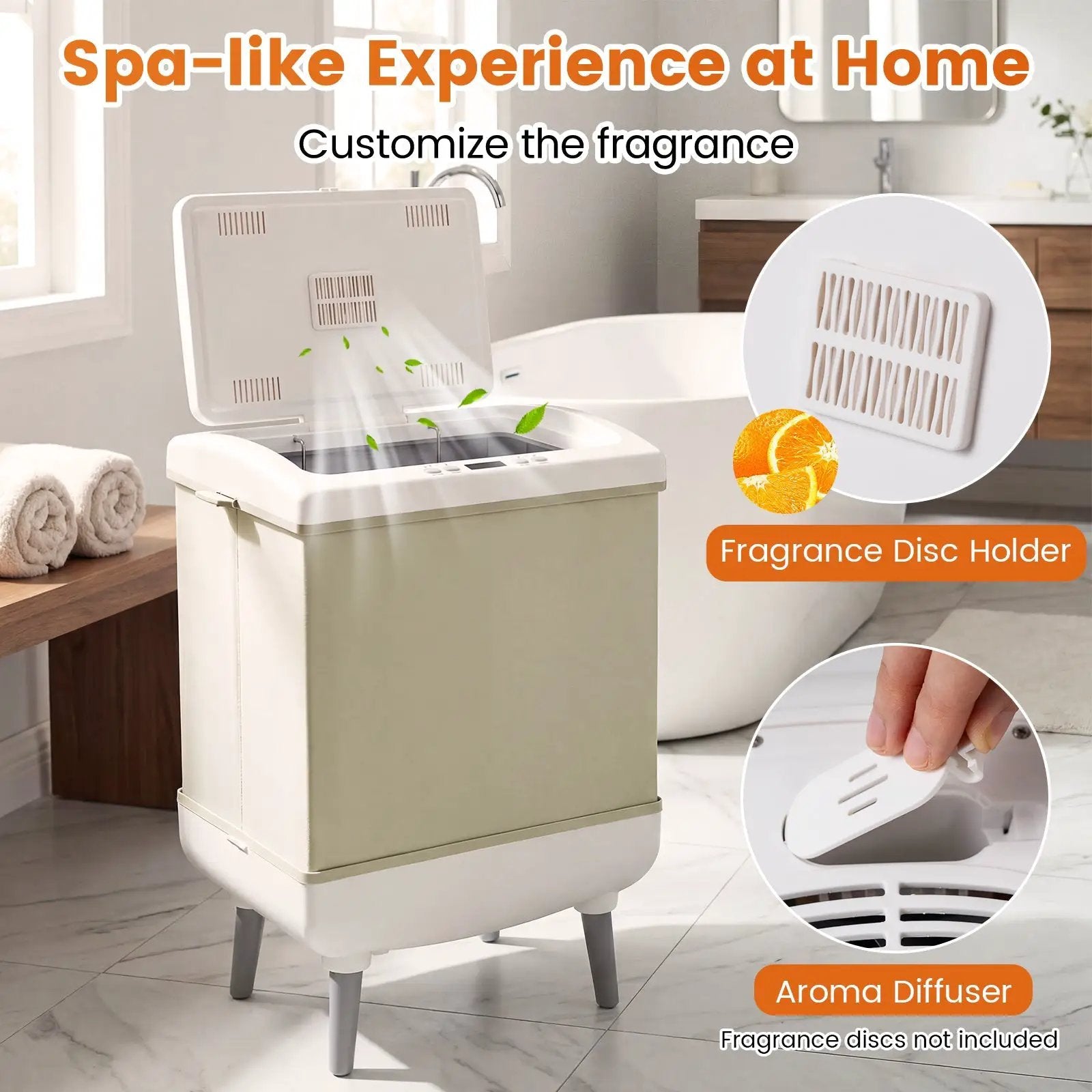 35L Large Towel Warmer with Heating and Drying Modes for Bathroom by DirectDeals