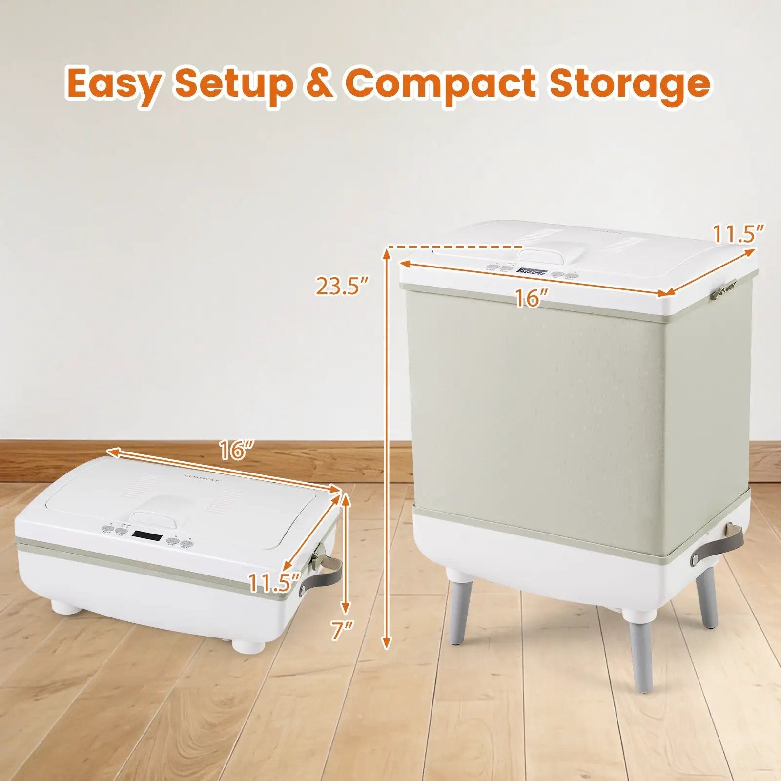 35L Large Towel Warmer with Heating and Drying Modes for Bathroom by DirectDeals