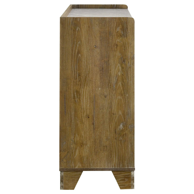 Henderson 6-drawer Bedroom Dresser Cabinet Medium Oak by Unique Piece Furniture