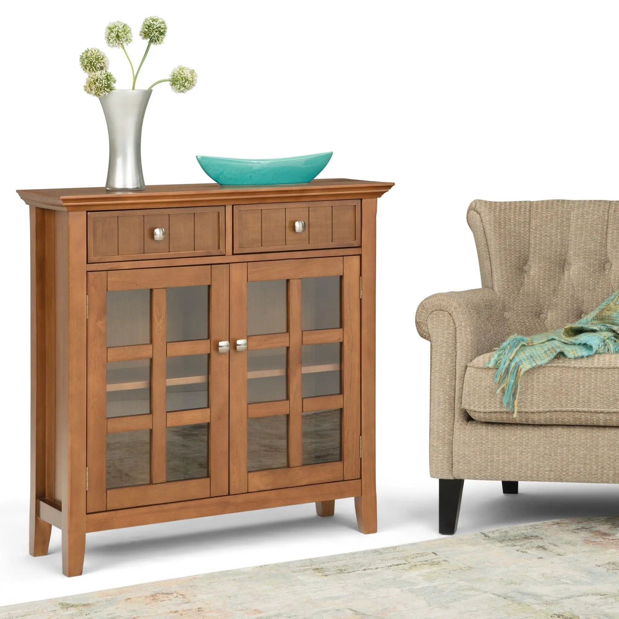 Acadian - Handcrafted Entryway Storage Cabinet by Unique Piece Furniture