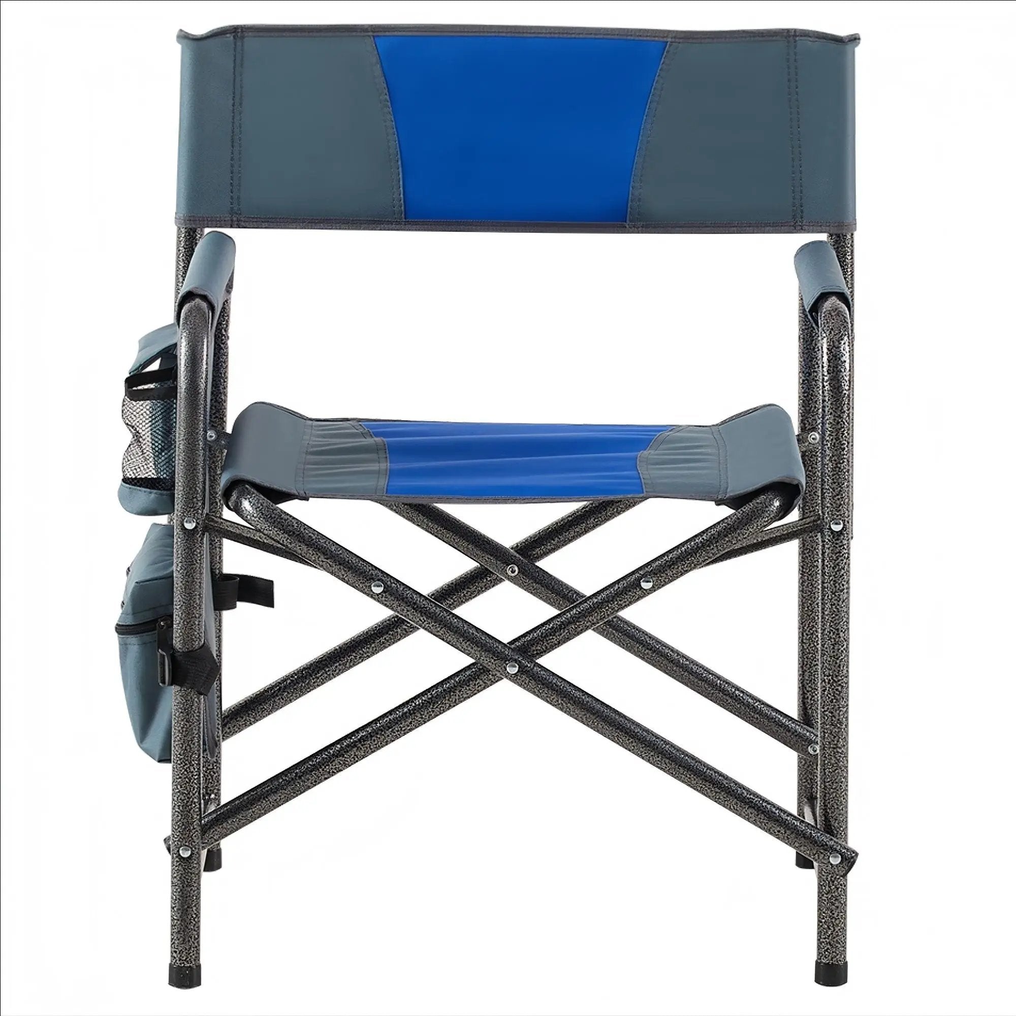 Padded Folding Outdoor Chair With Storage Pockets, Lightweight Oversized Directors Chair For Indoor, Outdoor Camping, Picnics And Fishing by HouseOfZazla