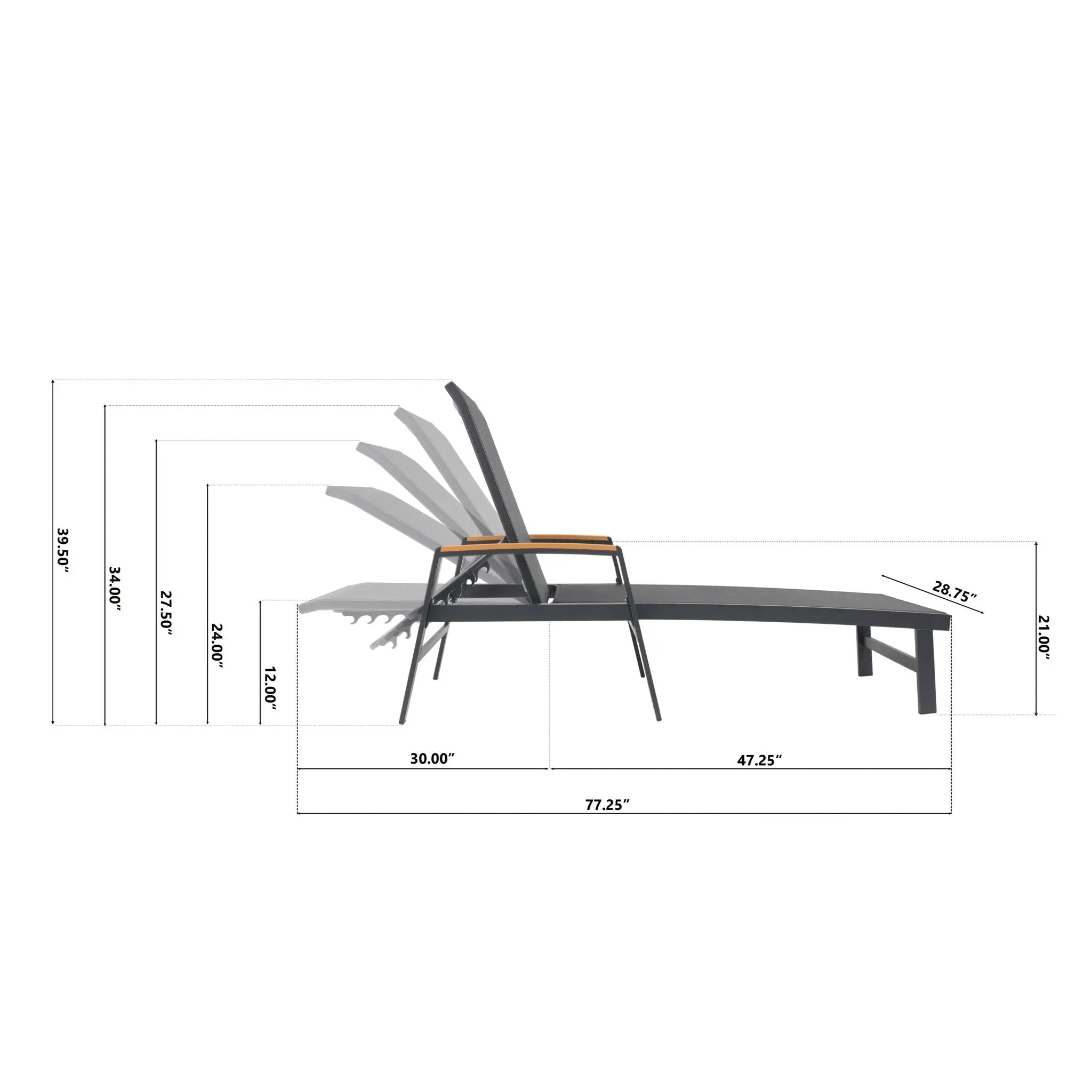 Oaxton Chaise Lounge by HouseOfZazla