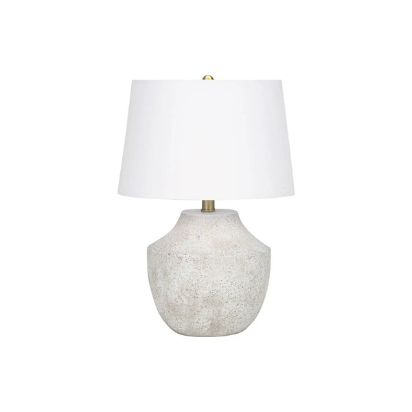 Lighting, Modern Table Lamp, Concrete - Cream