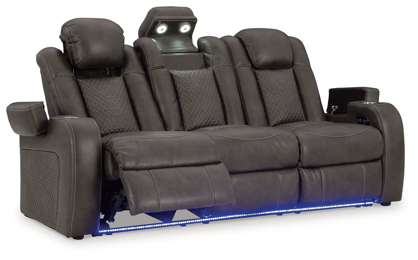 Fyne-dyme - Power Reclining Sofa With Adj Headrest by Unique Piece Furniture