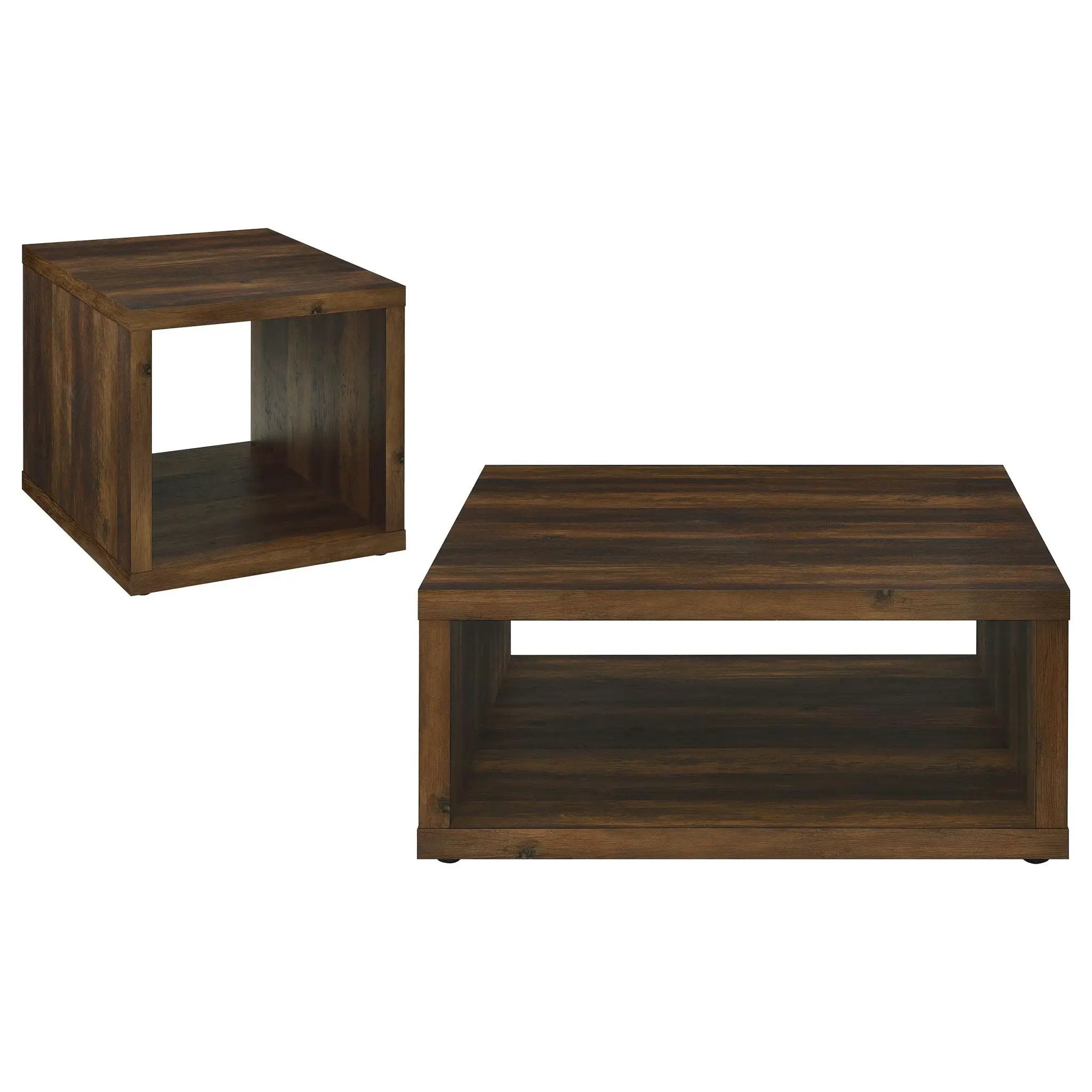 Frisco 2-piece Coffee and End Table Set Dark Pine by Unique Piece Furniture