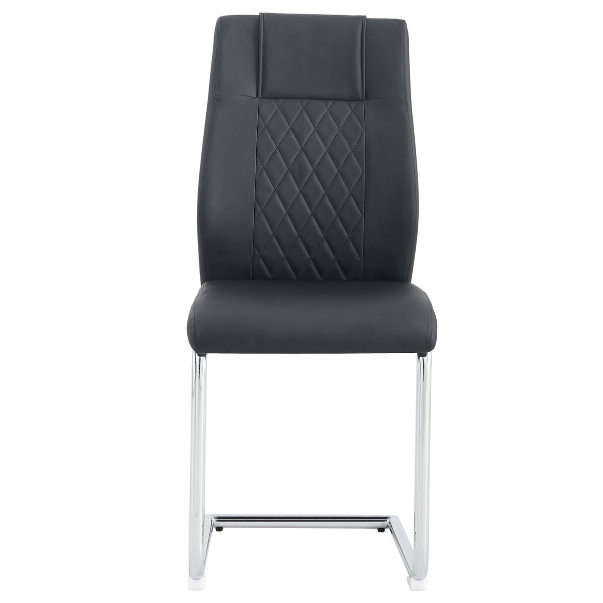 Modern Dining Chairs With Padded Seat, Metal Legs, photo 2 of 38