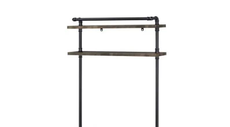 Ensata Rustic Writing Desk - Black / Oak by HouseOfZazla