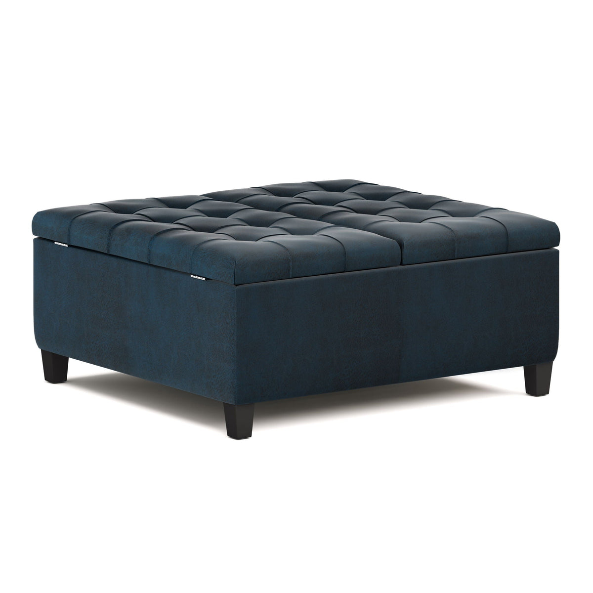 Large Storage Ottoman Coffee Table with Split Lift-Top - Faux Leather, Multiple Colors, photo 2 of 40