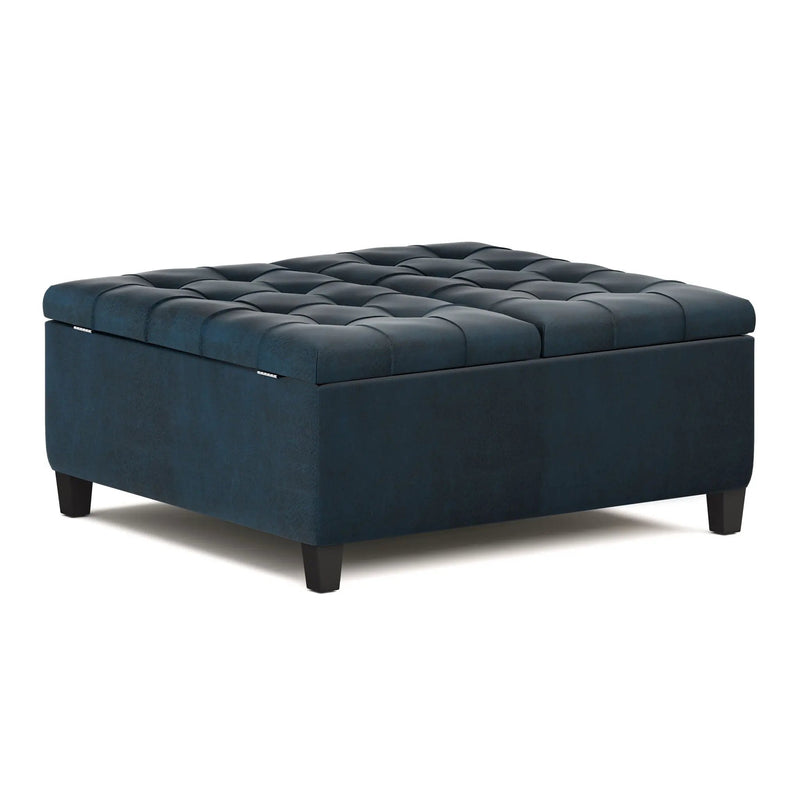 Harrison - Large Coffee Table Storage Ottoman by HouseOfZazla