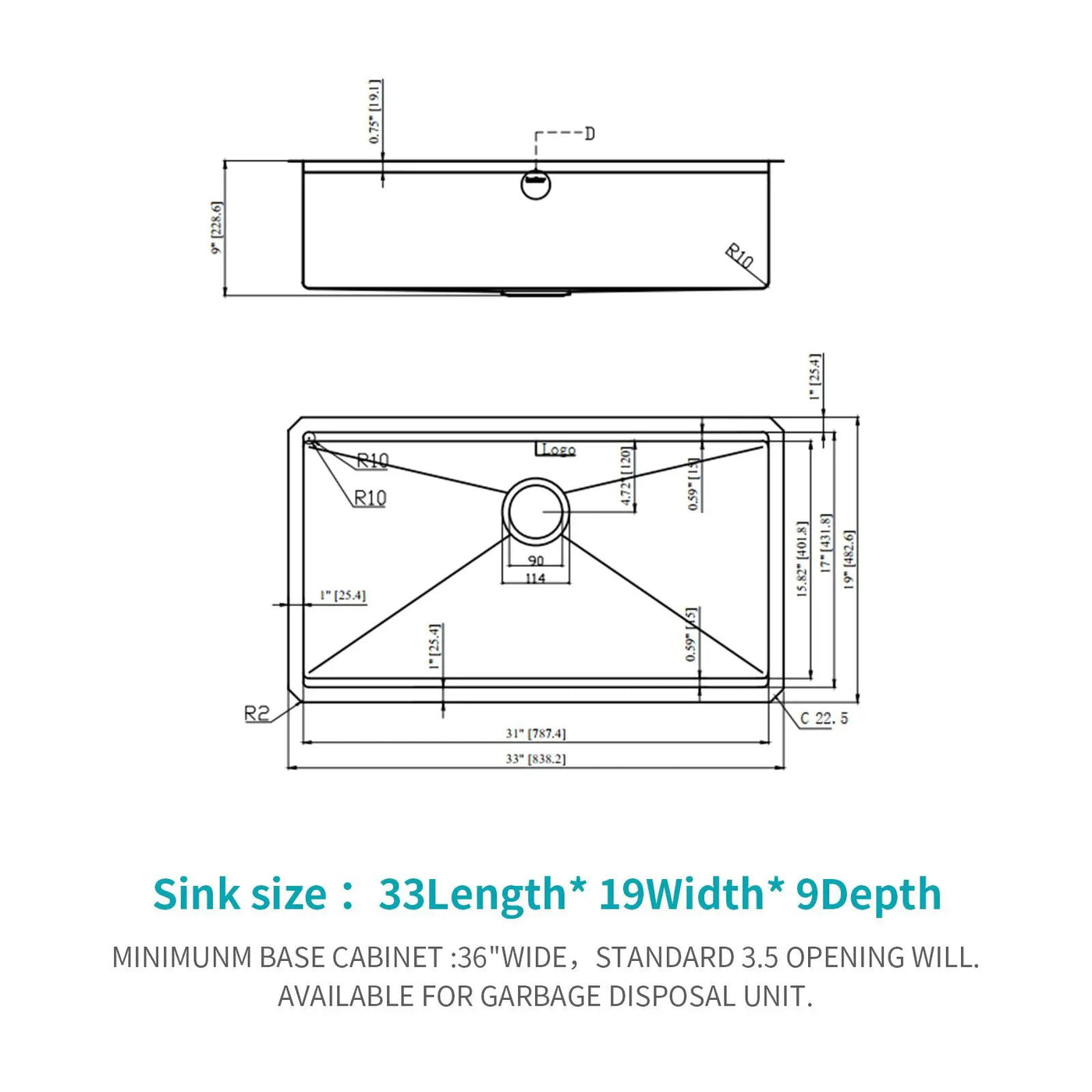 Workstation Kitchen Sink, Single Bowl Undermount by HouseOfZazla