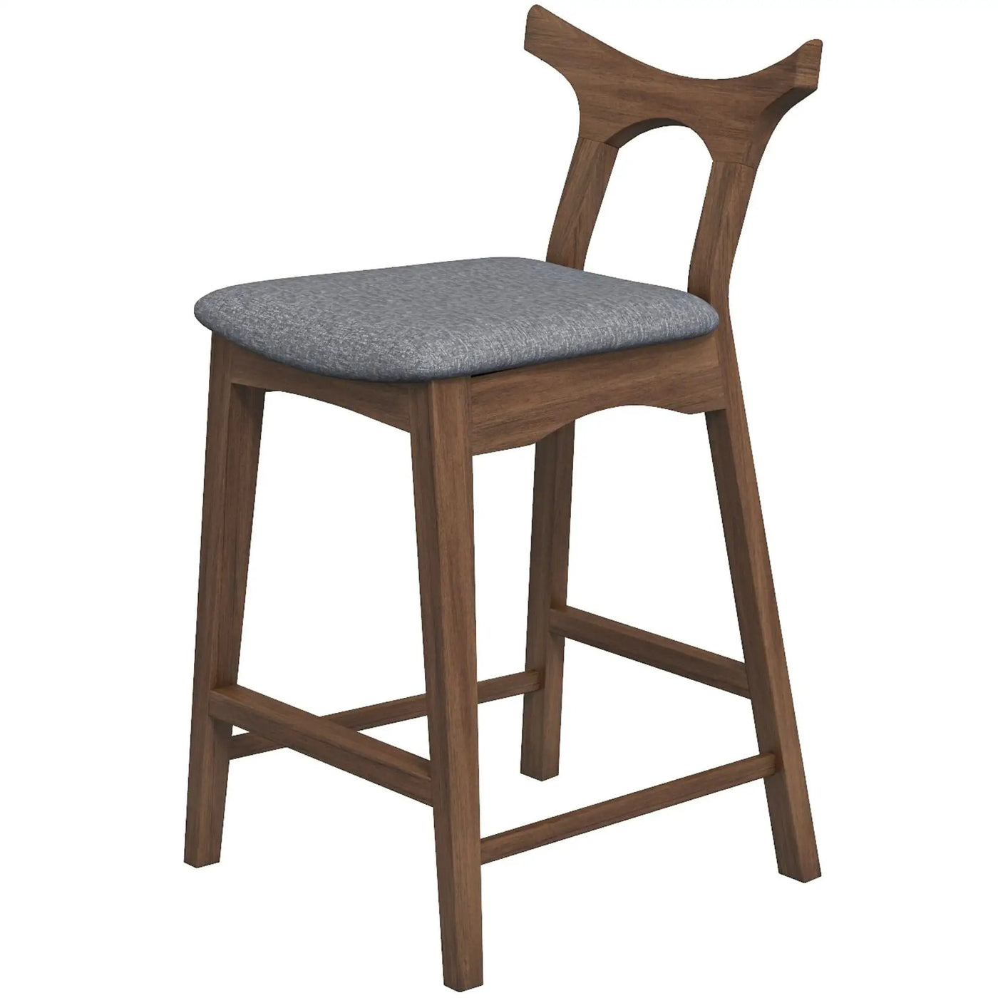 Hester - Upholstered, Square Bar Chair (Set of 2) by HouseOfZazla