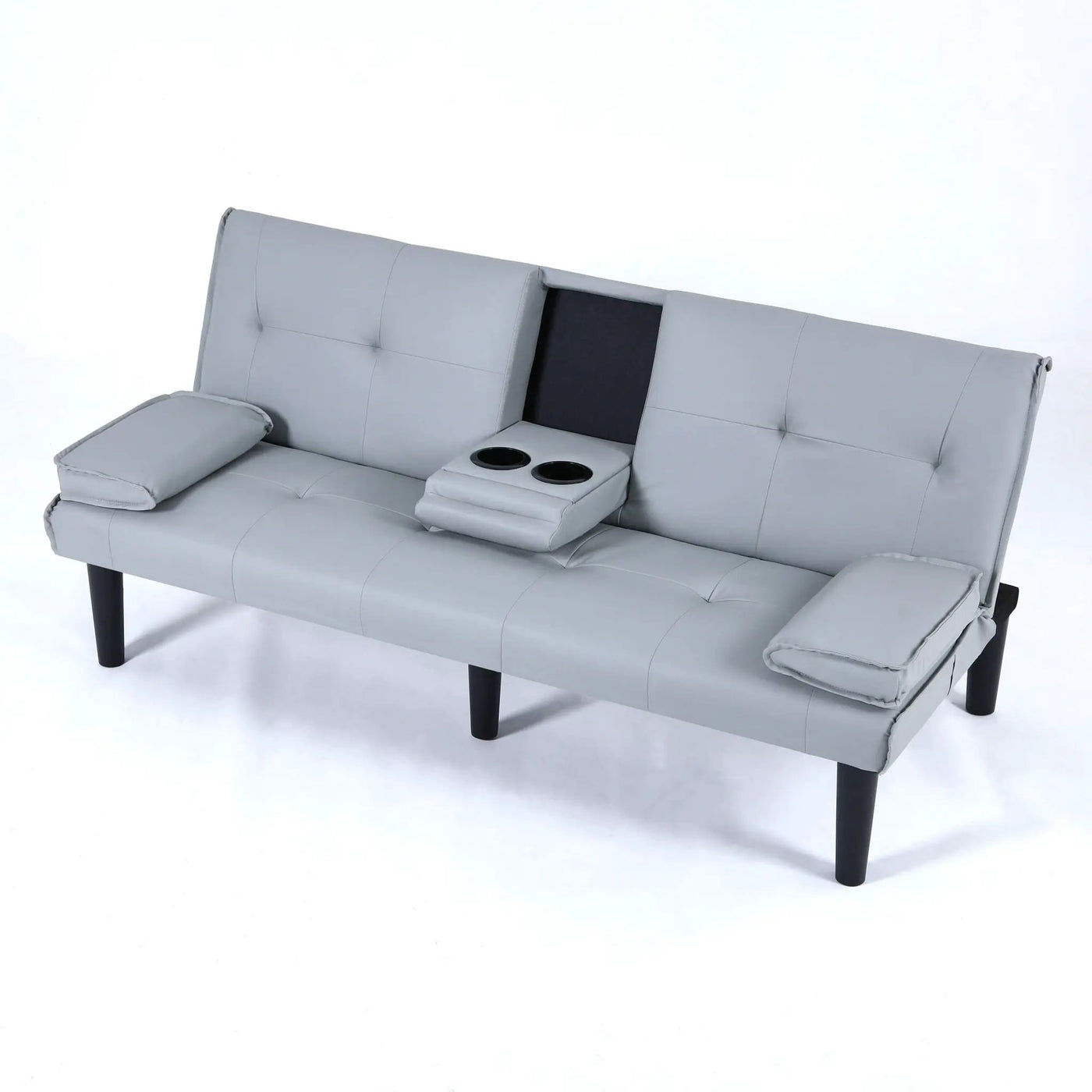 Sofa Bed With Foldable Design And Cup Holder by Unique Piece Furniture