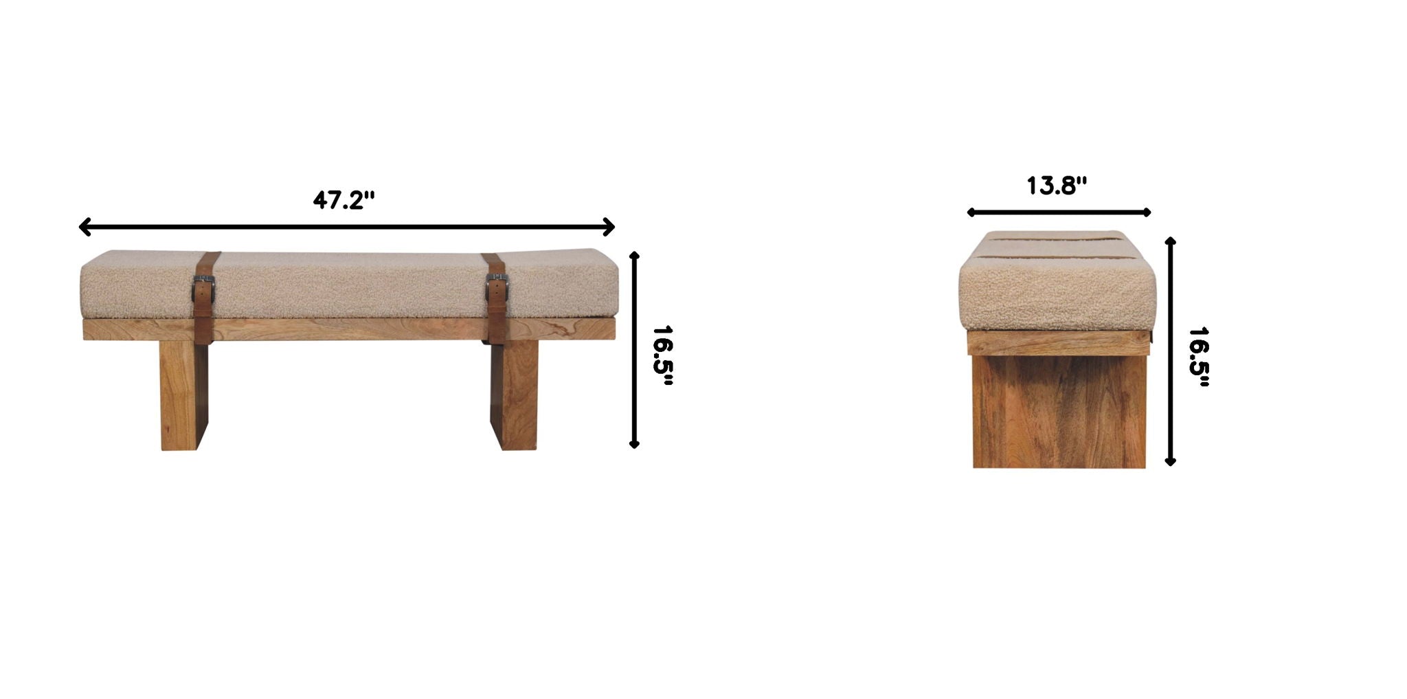 Belmont - Bench - Oak by HouseOfZazla