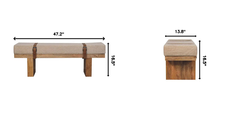 Belmont - Bench - Oak by HouseOfZazla