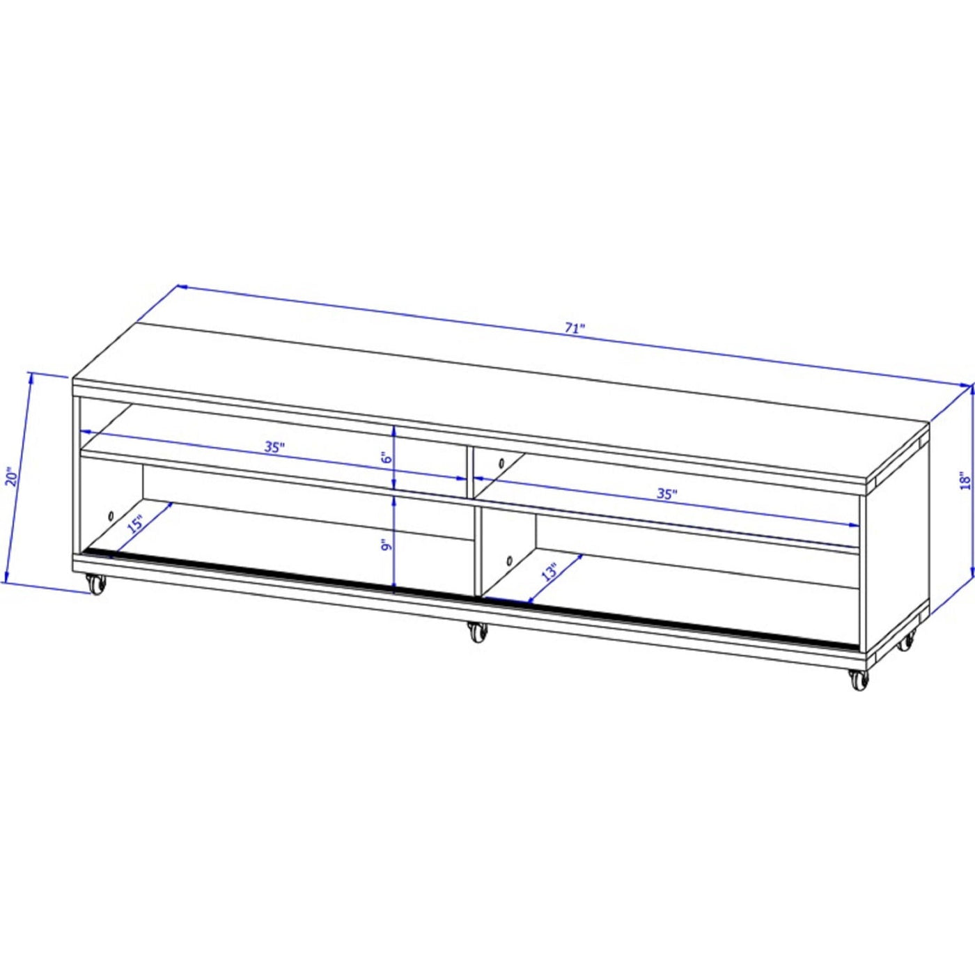 Utopia - TV Stand With Ample Storage by HouseOfZazla