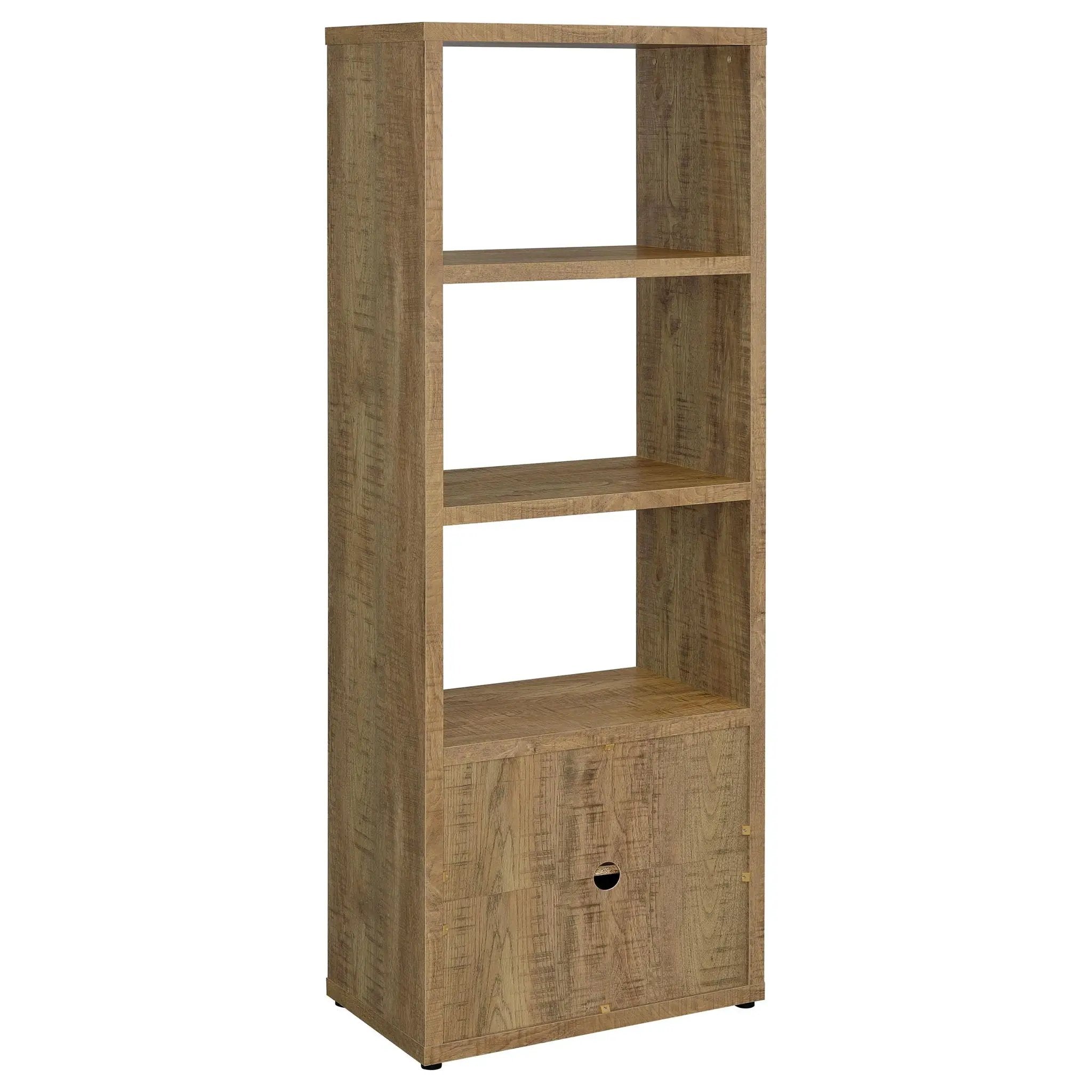 Noriega - 3 Piece TV Entertainment Center, Open & Concealed Storage - Wood by HouseOfZazla
