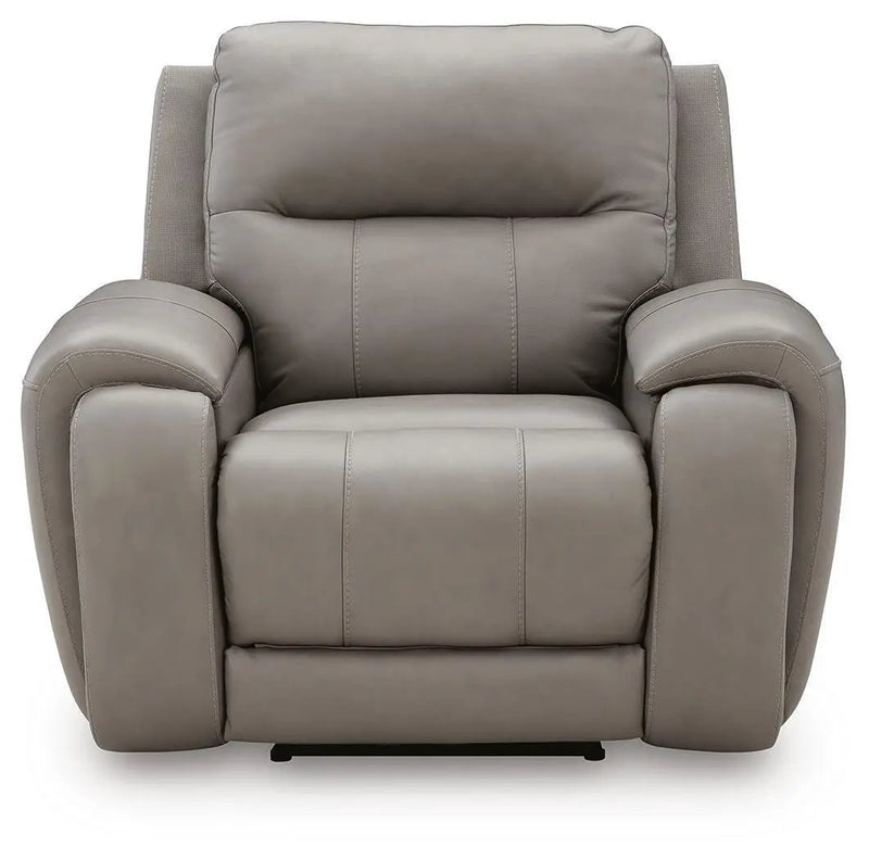 Real Moments - Power Recliner With Audio Seating - Ash by Unique Piece Furniture