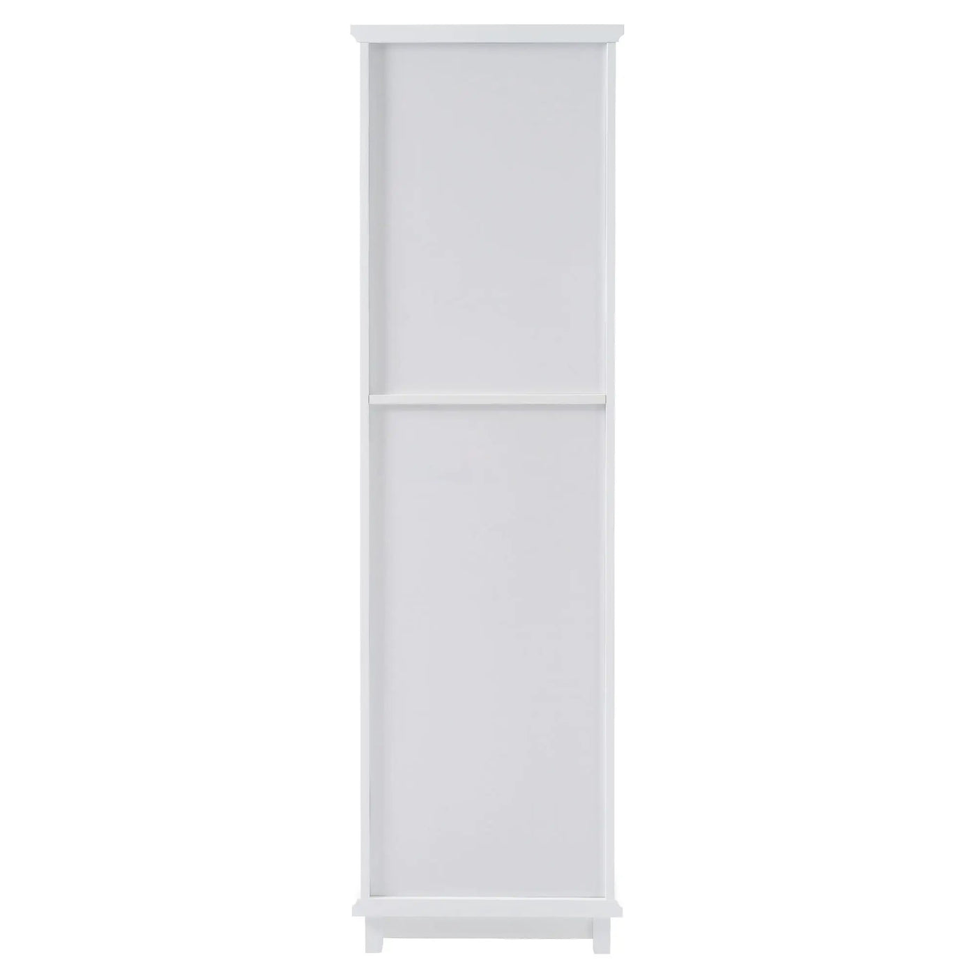 Tall Bathroom Storage Cabinet With Glass Doors, Free-Standing, Two Drawers, And Adjustable Shelves, Board, Painted Perfect For Displaying Your Favorite Items by HouseOfZazla