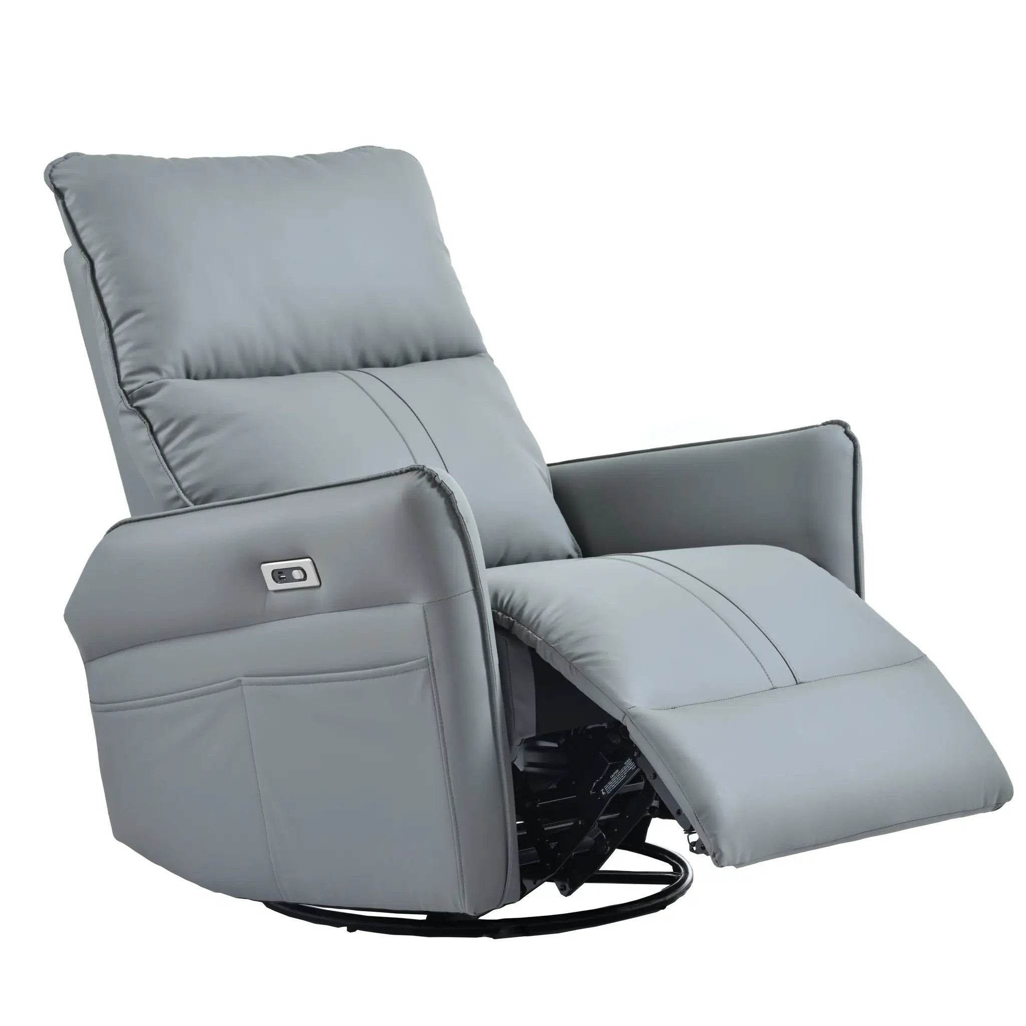 Power Swivel Rocker Recliner Chair for Adults by HouseOfZazla