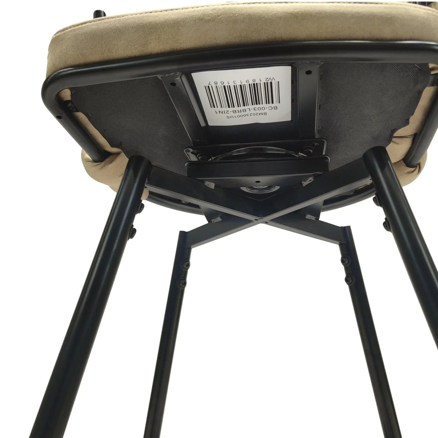 Bar Stool 360 Swivel With Back Footrest by HouseOfZazla