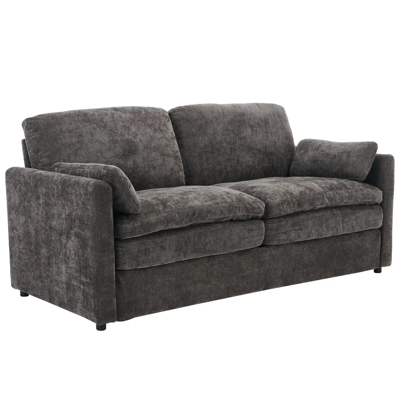 Cozy Upholstered Cushion Loveseat Sofa For Living Room by HouseOfZazla