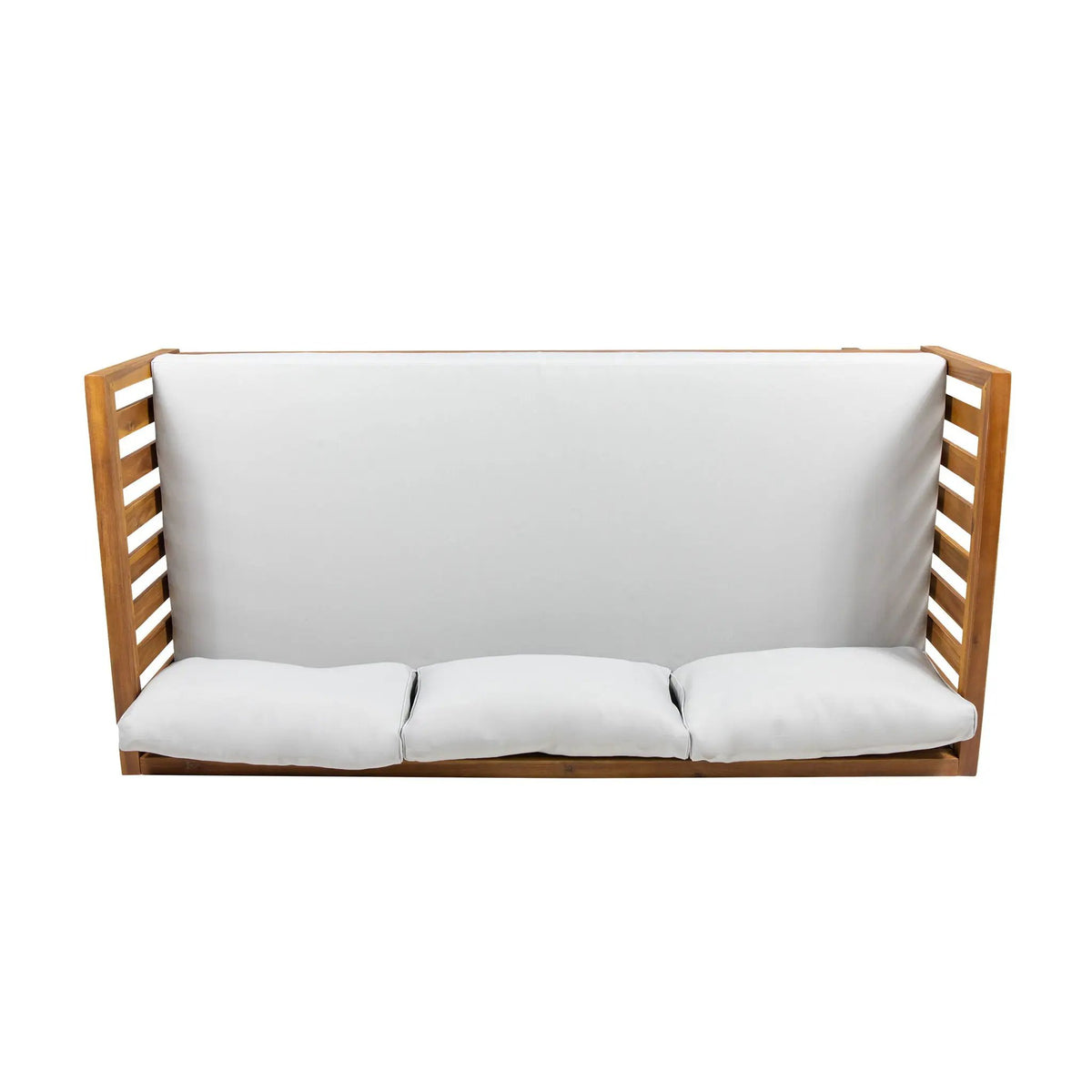 Claremont 3 Seater Daybed Teak Acacia Wood Water Resistant Cushions by HouseOfZazla