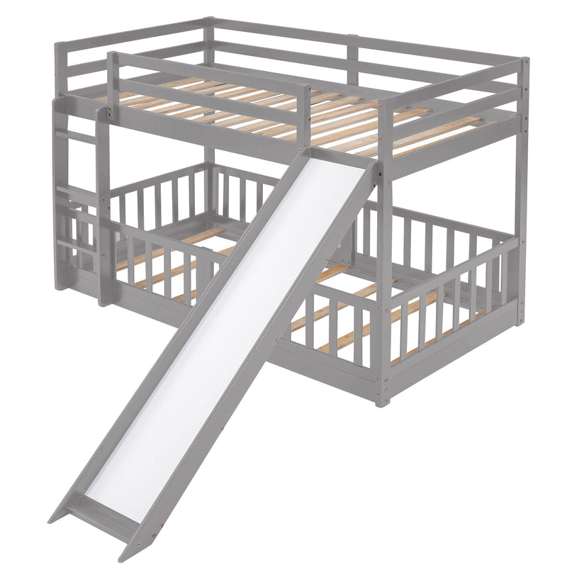Functional Bunk Bed & Convertible Ladder And Slide by HouseOfZazla