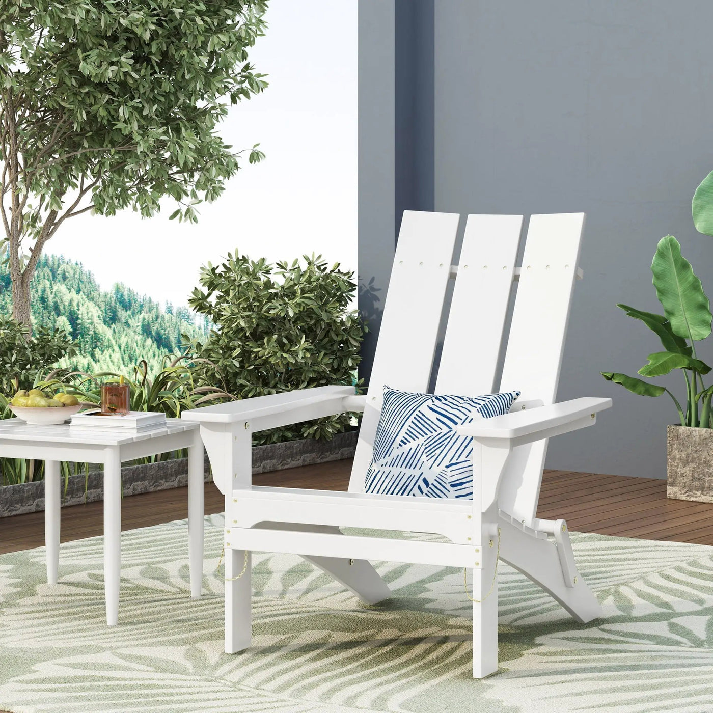 Aurascape Outdoor Comfort Foldable Adirondack Chair by HouseOfZazla