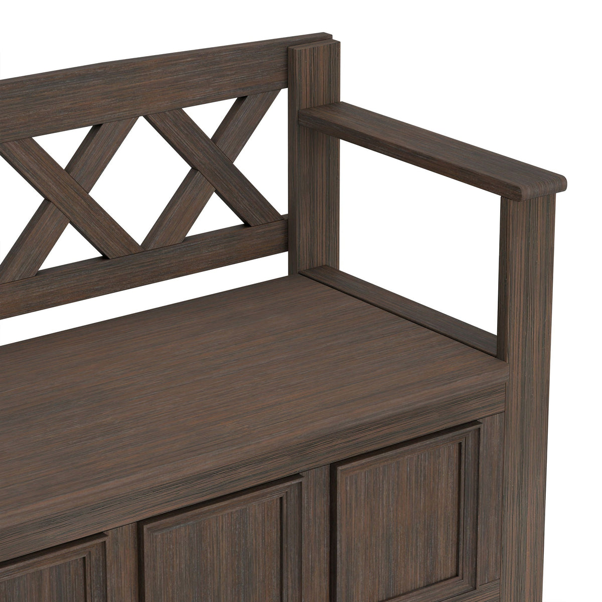 Solid Wood Entryway Storage Bench with Lift-Top Storage - Amherst, photo 23 of 40
