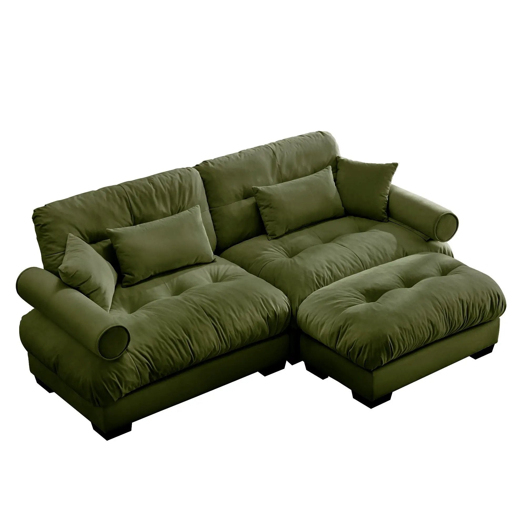 Super Comfort Oversized Modular Sectional Sofa With Movable Ottoman by Unique Piece Furniture