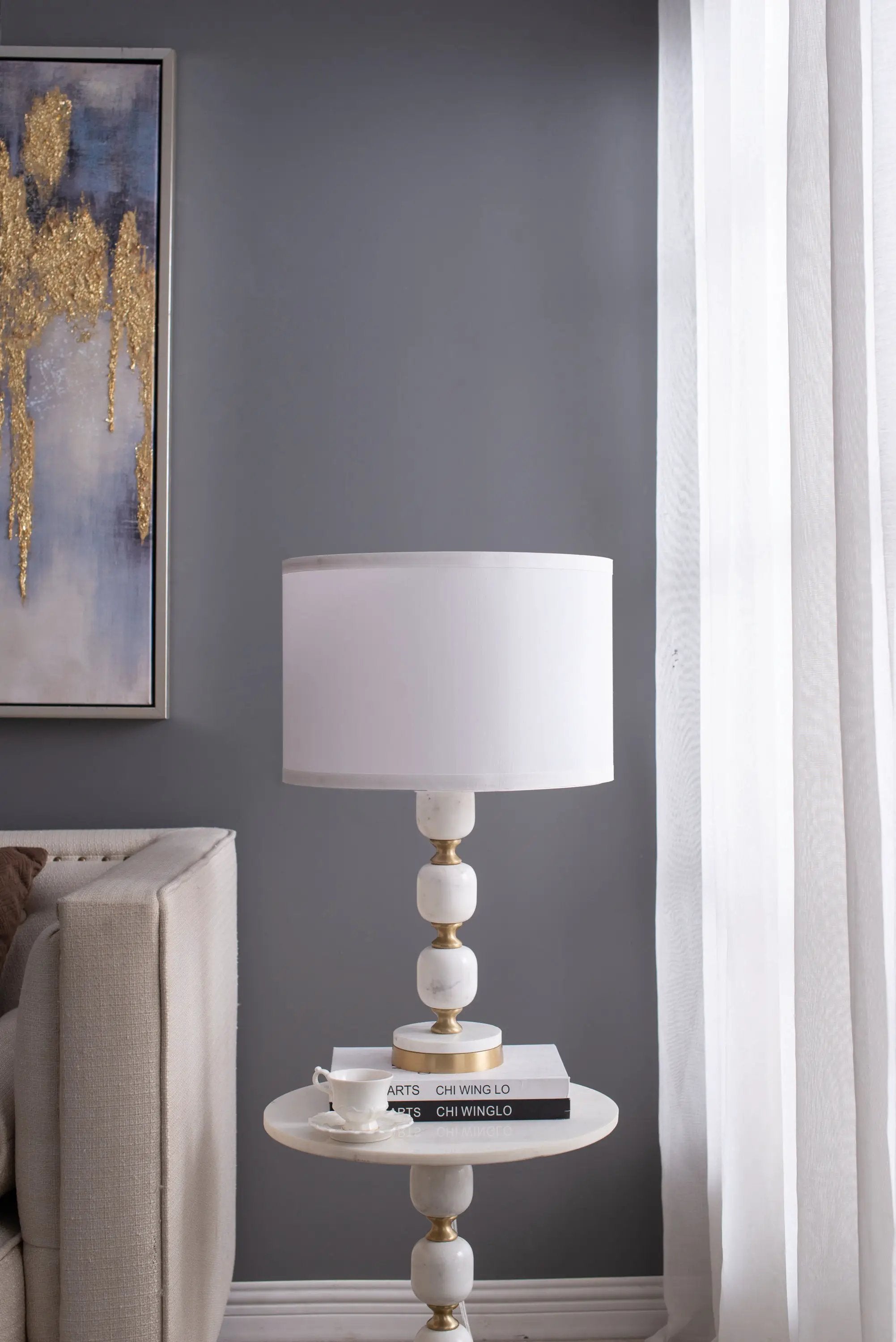 D15x26.5 Table Lamp by HouseOfZazla