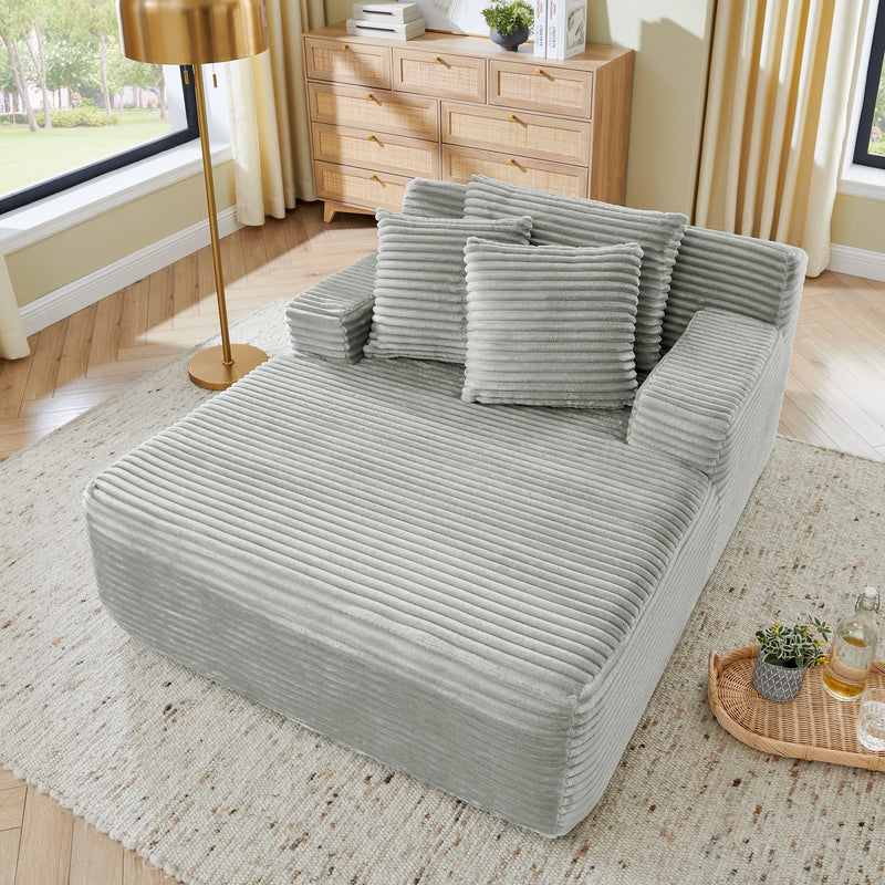 Modern Single Lazy Sofa Lounge Chair With High Density Foam by HouseOfZazla