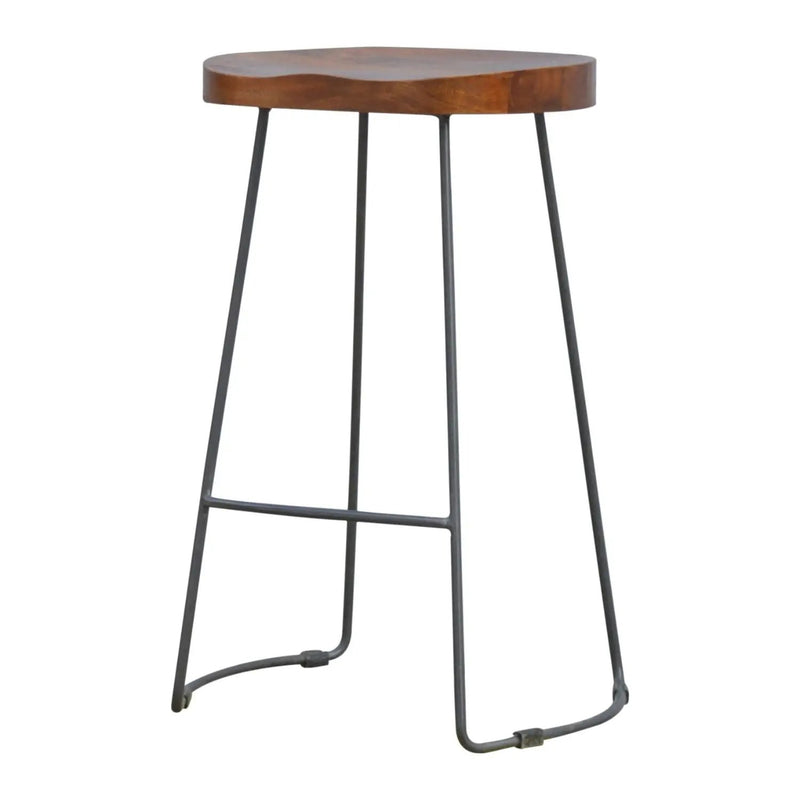 Chunky Bar Stool - Chestnut by HouseOfZazla