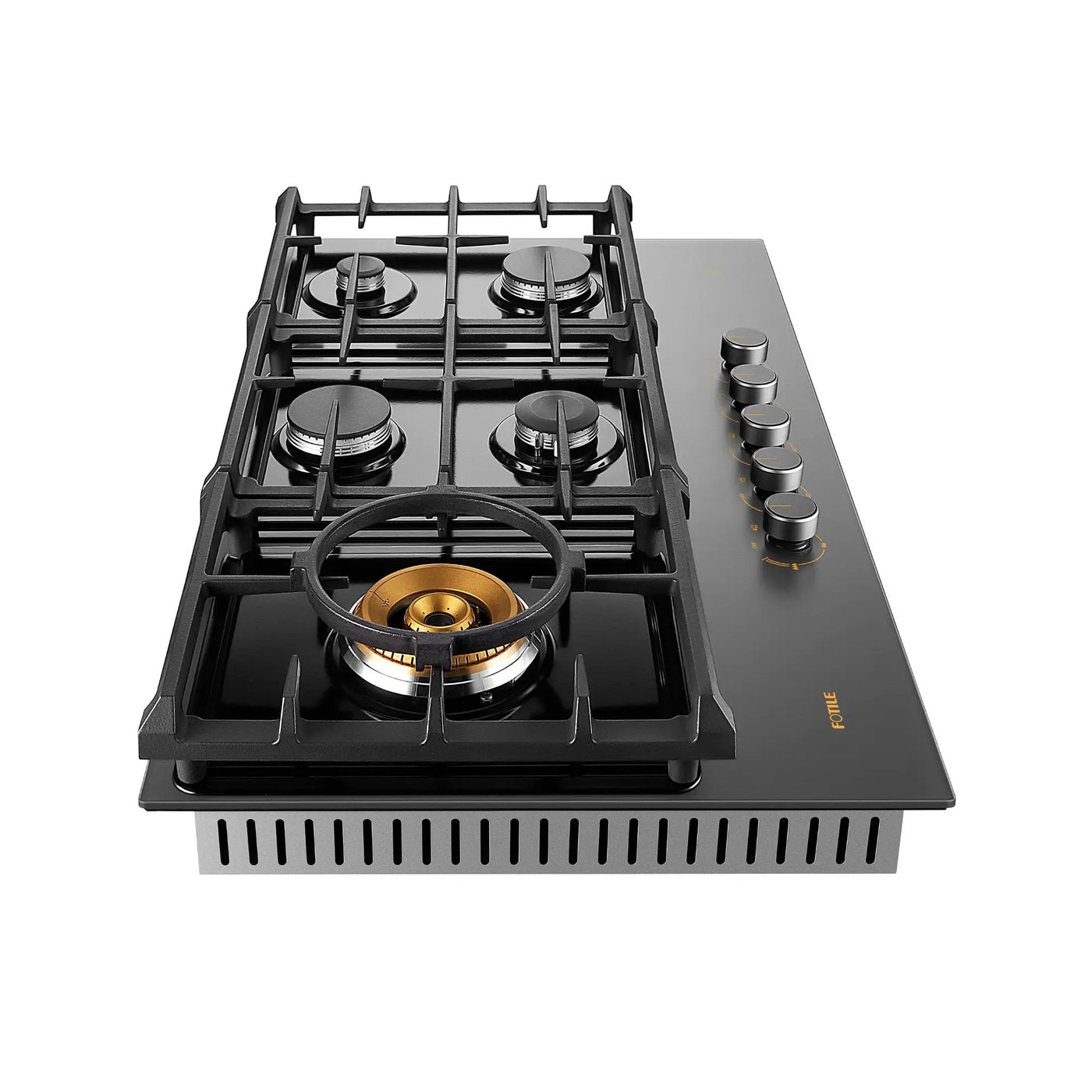 36" Anti-glare Glass Tri-Ring Gas Cooktop Series | GLG36501 by FOTILE
