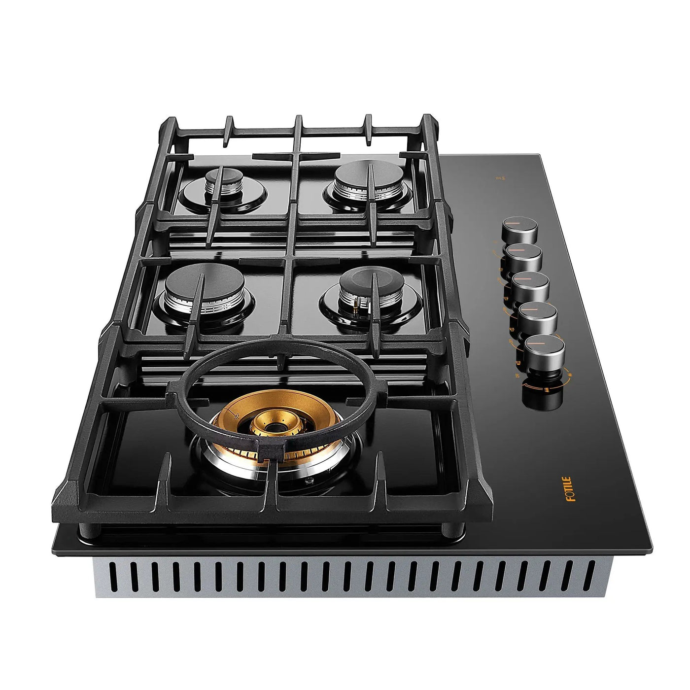36" Anti-glare Glass Tri-Ring Gas Cooktop Series | GLG36501 by FOTILE