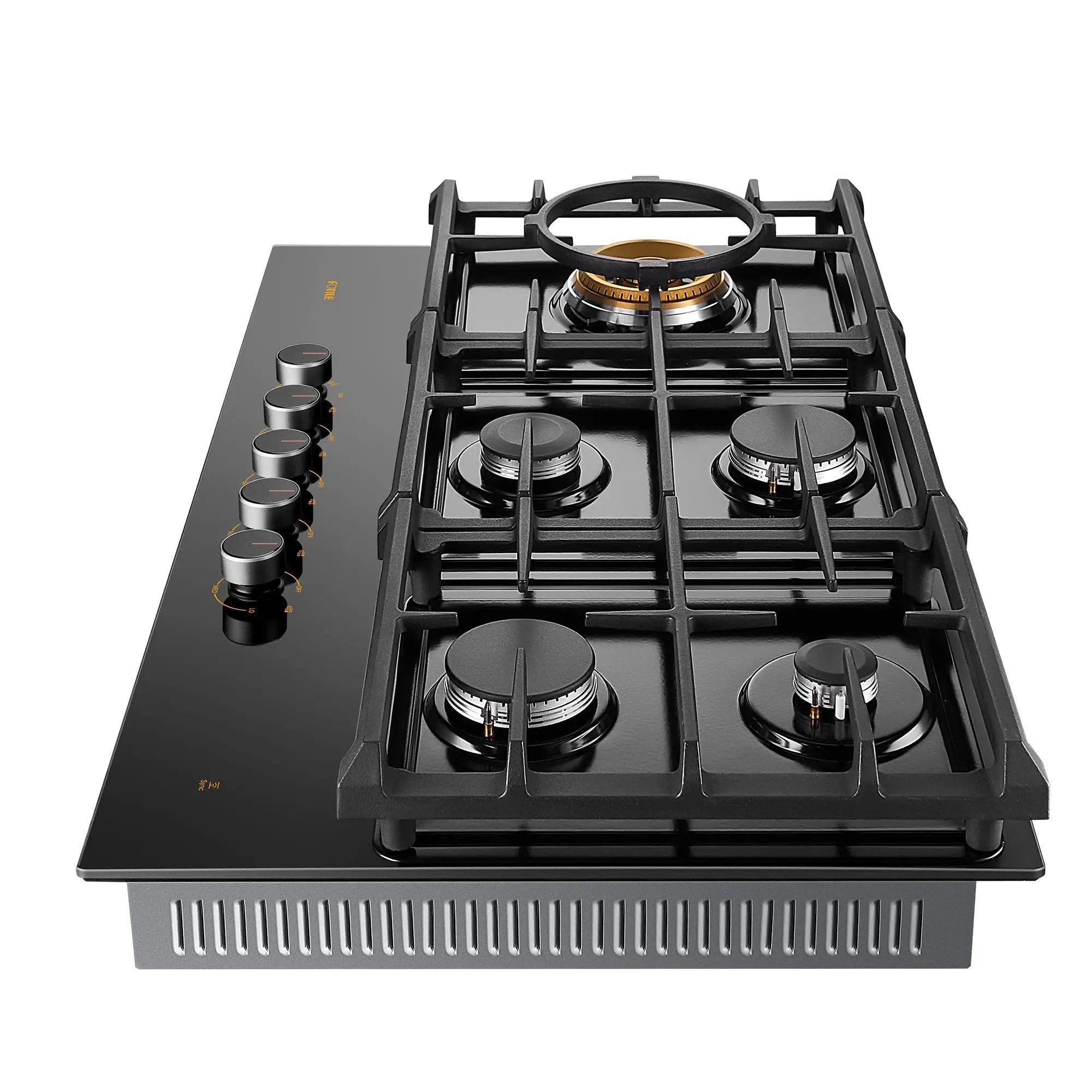 36" Anti-glare Glass Tri-Ring Gas Cooktop Series | GLG36501 by FOTILE