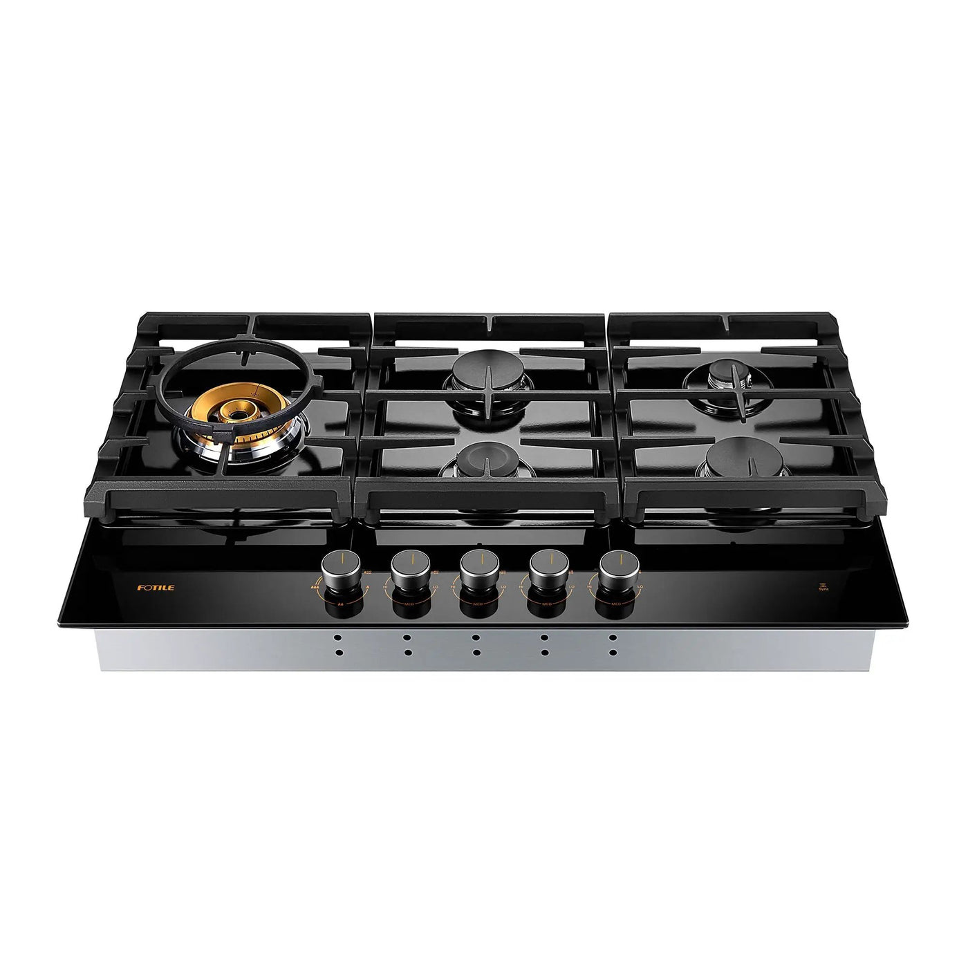 36" Anti-glare Glass Tri-Ring Gas Cooktop Series | GLG36501 by FOTILE