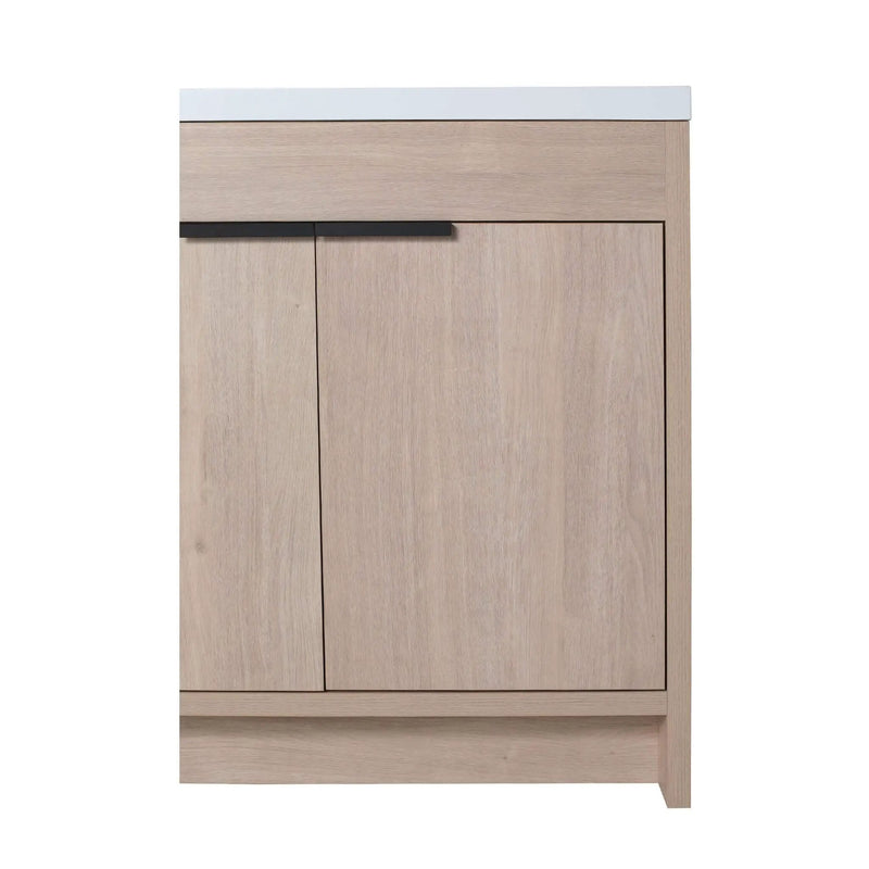 Nuvia 36-Inch Freestanding Bathroom Vanity With White Resin Sink (SAK39274) by SAKSBY WHOLESALE