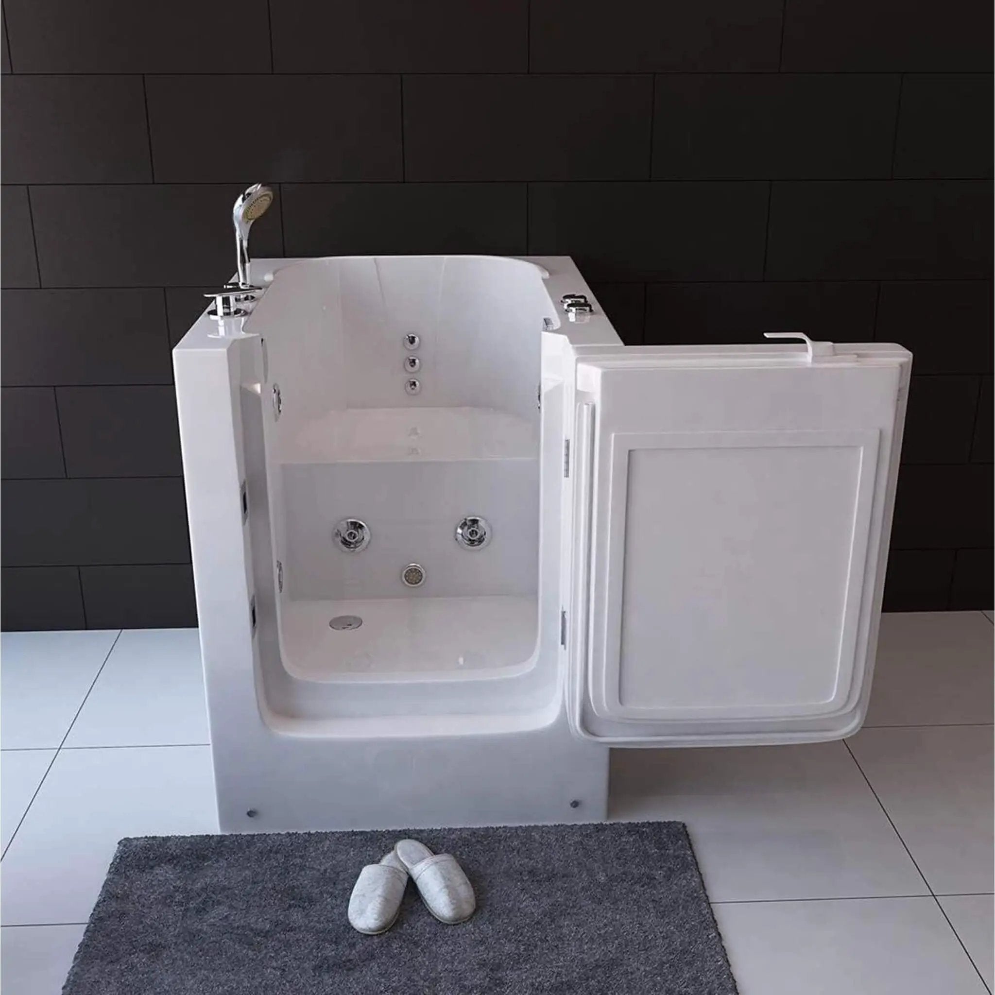 Florida 36-Inch Premium 1-Person Walk-In Whirlpool Hydromassage Bathtub (SAK59163) by SAKSBY WHOLESALE