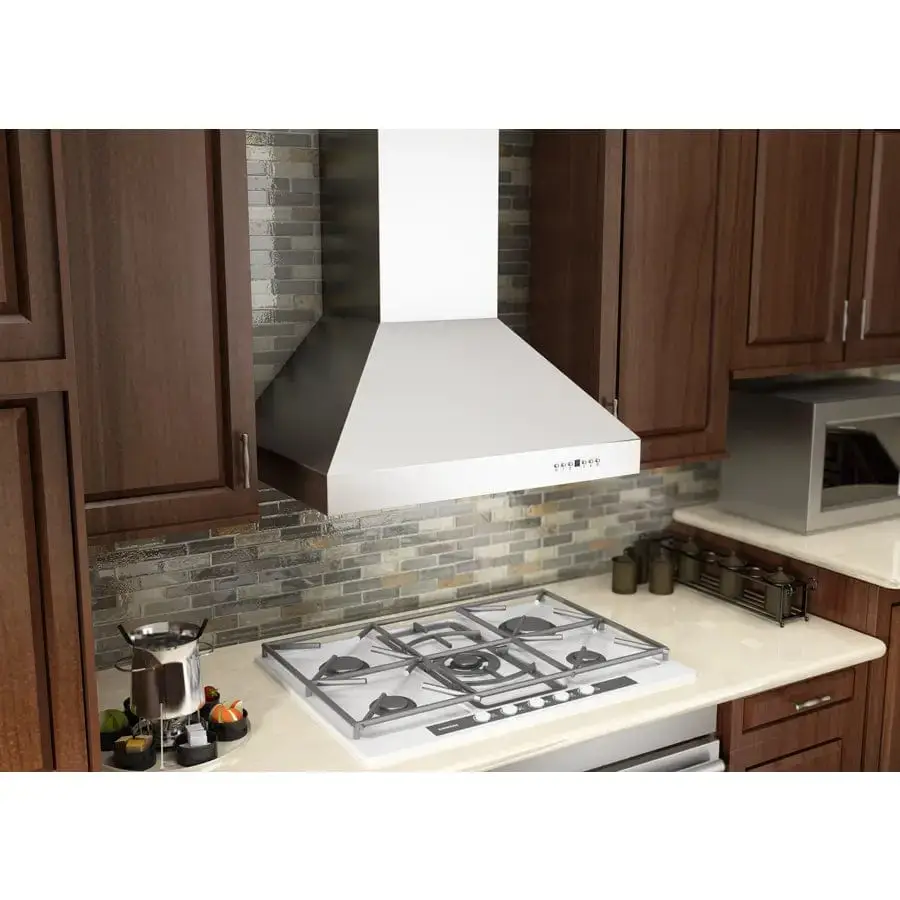 ZLINE 36" Remote Blower Wall Mount Range Hood in Stainless Steel, 697-RS-36-400 by Farmhouse Kitchen and Bath