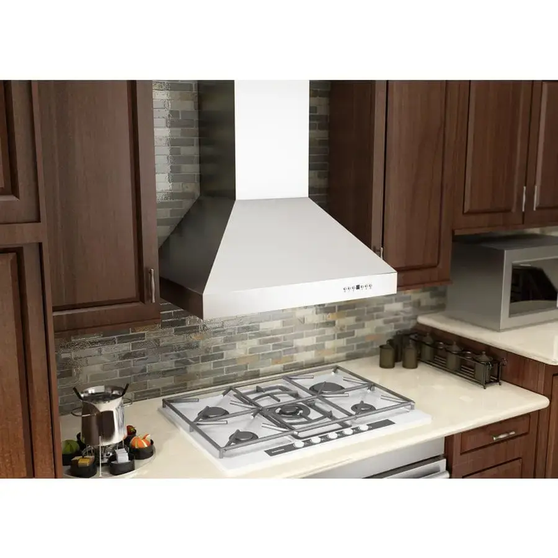 ZLINE 36" Remote Blower Wall Mount Range Hood in Stainless Steel, 697-RS-36-400 by Farmhouse Kitchen and Bath