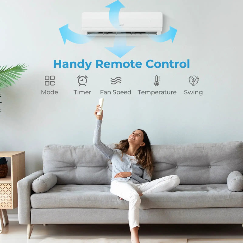 36000 BTU 2 Zone 19 SEER2 Mini Split AC with Heat Pump by DirectDeals
