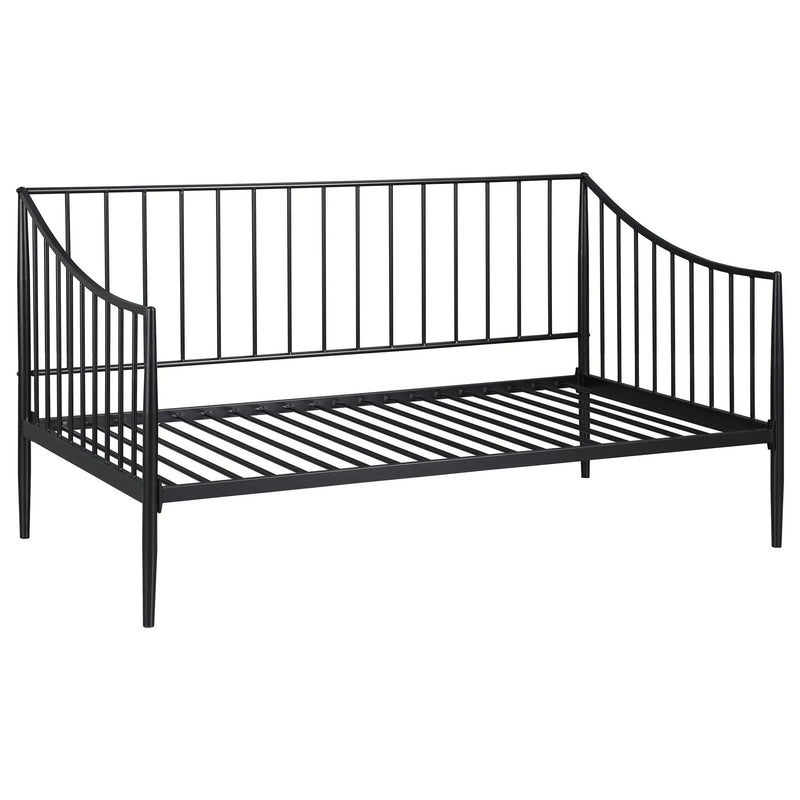 Newbury Metal Twin Daybed Bed Frame Matte Black by Unique Piece Furniture