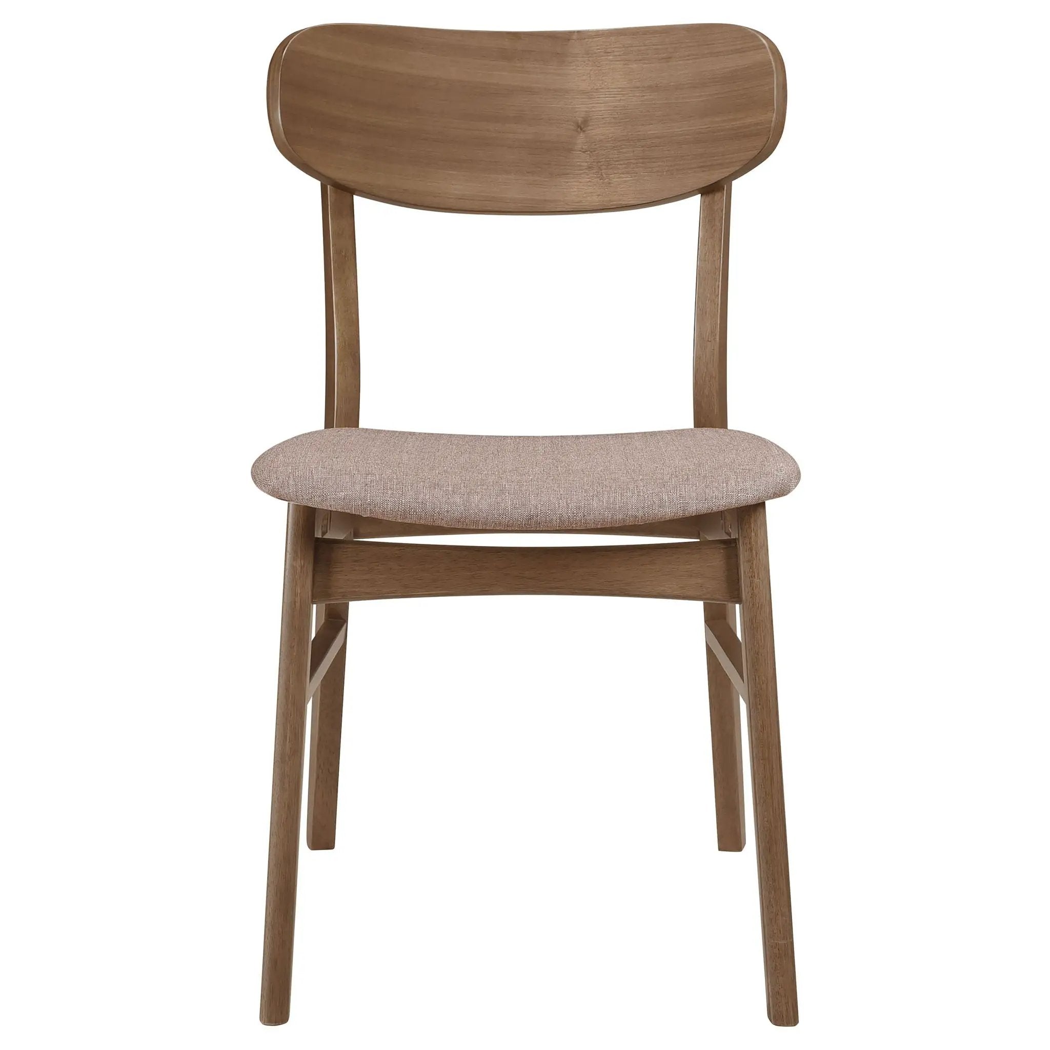 Dortch Dining Side Chair Walnut and Brown (Set of 2) by Unique Piece Furniture