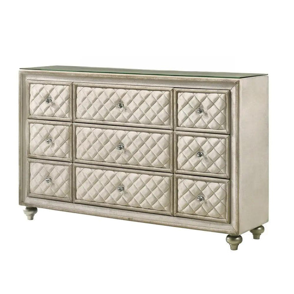 Lucienne - Commode - Velours beige